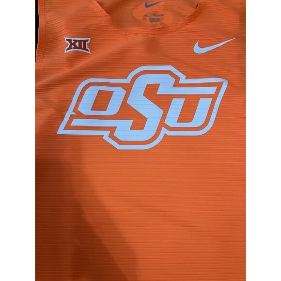 Nike Pro Elite Oklahoma State Cowboys OSU Issued Singlet Tank Men's Size 2XL New - Picture 2 of 8